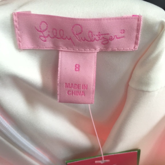 Lily Pulitzer Pink and White Stripe Posey Dress - Picture 8 of 8